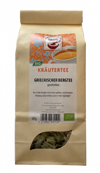 Griechischer Bergtee Kräutertee | geschnitten | BIO | 50g