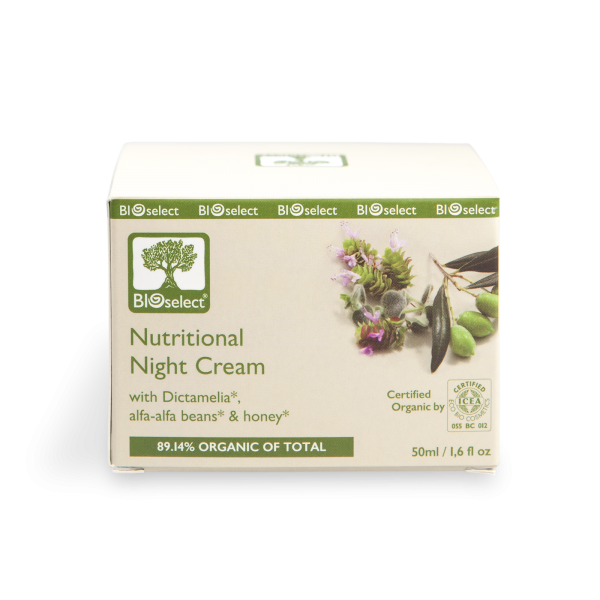 Anti-Falten Nachtcreme - intensive hautnährende Formel