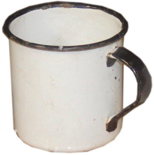 Vintage Emaille Tasse 500ml