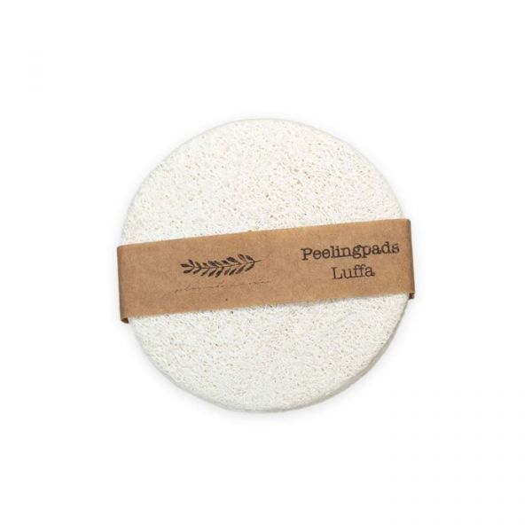 Peelingpads Luffa; 5-er Pack | vegan | plastikfrei | wiederverwendbar