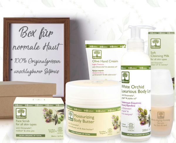 Box für normale Haut | LIMITED EDITION | BIOselect® | 100% Originalgrößen zum Spezialpreis