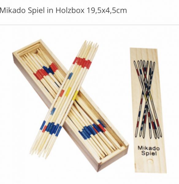 Mikado-Spiel aus Holz für Kinder ab 3 Jahren