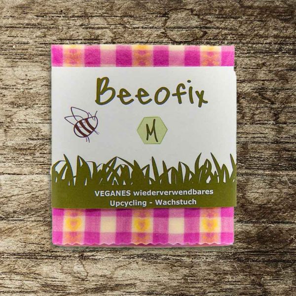 Mittleres Rapswachstuch (ca. 25 x 25 cm) | vegan | Beeofix groß M