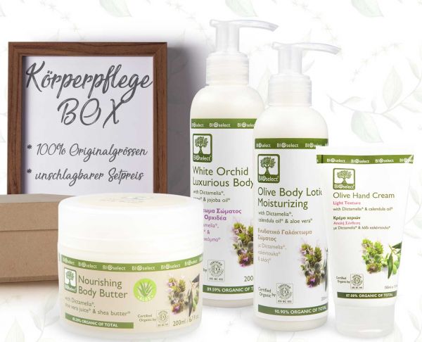 Körperpflegebox | LIMITED EDITION | BIOselect® | 100% Originalgrößen zum Spezialpreis