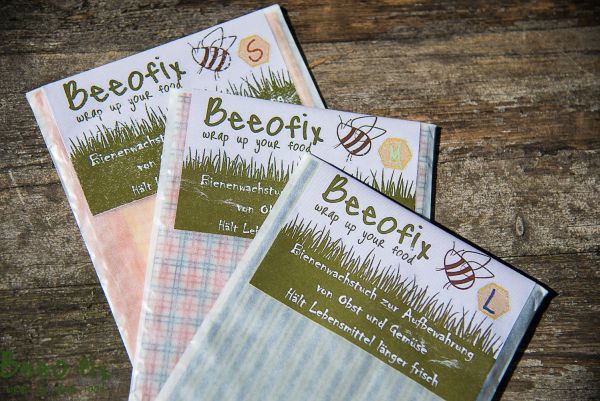 Kombi Bienenwachstuch | Beeofix Set Größen S+M+L