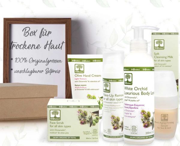 Box für trockene Haut | LIMITED EDITION | BIOselect® | 100% Originalgrößen zum Spezialpreis