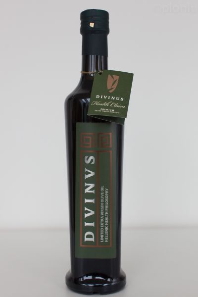 Divinus - hochpolyphenolisches extra natives Olivenöl | 500ml Glasflasche -- AUSVERKAUFT