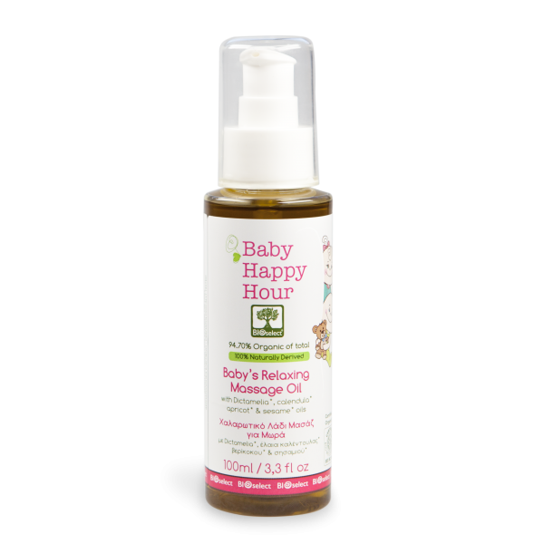 Happy Hour - Entspannendes, beruhigendes Massageöl für Babys
