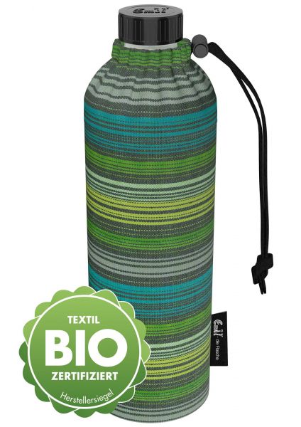 große Weithalsflasche EMIL 0,75 l BIO-Spring, Glas